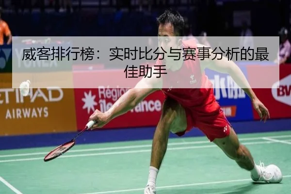 威客排行榜：实时比分与赛事分析的最佳助手